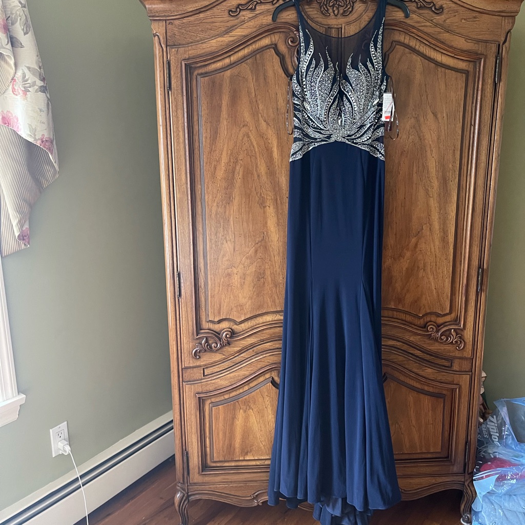 Navy Blue Gown Never Worn